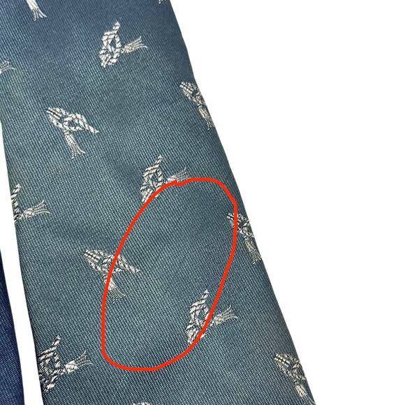 Christian Dior Knot Pattern Tie - Picture 7 of 10